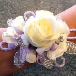 Wedding flower arm corsage